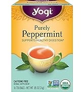 Yogi Tea - Purely Peppermint Tea (4 Pack) - Supports Healthy Digestion - Caffeine Free - 64 Organ...