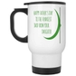 14 Oz White Travel Mug