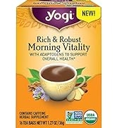 Yogi Tea - Rich & Robust Morning Vitality (6 Pack) - With Adaptogens to Support Overall Health - ...