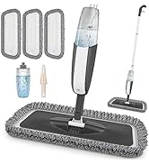 Microfiber Spray Mop for Floor Cleaning - MANGOTIME Floor Mop Dry Wet Mop for Hardwood Laminate T...