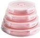 Round Pink-4pcs