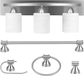 Brushed Nickel-3-Light