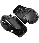 XFMT Motorcycles Vivid Black Lower Vented Leg Fairing W/ Glove Box For Harley Air-cooled Touring ...