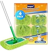 KEEPOW Reusable Mop Pads Compatible with Swiffer Sweeper Mop, Dry Sweeping Cloths, Washable Micro...