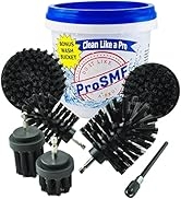 ProSMF Drill Brush Attachment - Scrub Brush for Drill - Grill Brush Set - Power Scrubber Brush Ki...