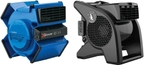 Fan + Utility Fan, Black Grey