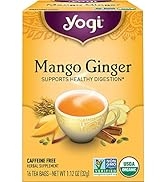 Yogi Tea - Mango Ginger Tea (4 Pack) - Supports Healthy Digestion - With Antioxidants from Rooibo...