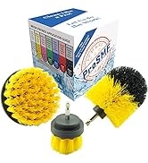 ProSMF - Drill Brush Set - Scrub Brush for Drill - Drill Scrubber Brush Kit for Cleaning - Power ...