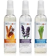 Natural Flower Power Air Freshener, Scented with Pure Essential Oils, Plant-Based Odor Eliminator...