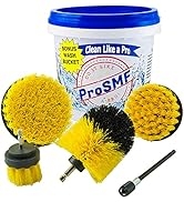 ProSMF - Drill Brush Set - Scrub Brush for Drill - Drill Scrubber Brush Kit for Cleaning - Power ...