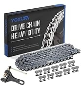 YOXUFA 420 Drive Roller Chain 132 Links for 50cc 70cc 90cc 110cc 125cc CRF50 XR50 SSR125 KLX TaoT...