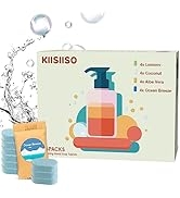 KIISIISO Foaming Hand Soap Tablet Refills - Pack of 16, 128 FL oz Total - Variety Fragrance & She...