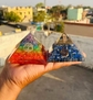 Lapis Lazuli & 7 Chakra Pyramid