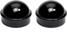 1 7/8" Round Post Cap - Black (2pcs)