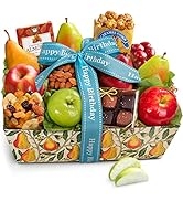 Happy Birthday Orchard Delight Fruit and Gourmet Gift Basket