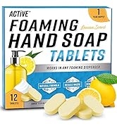 Foaming Hand Soap Tablet Refill - 12 Pack Hand Wash Tablets, Zero Waste Handwash Con...