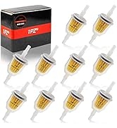 1PZ KHX-F01 Premium 1/4" and 5/16" inch Universal Fuel Filter Barbed Clear Replacement for Honda ...