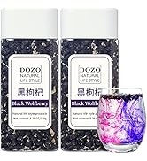 DOZO Black Wolfberry tea 300g /10.5oz AAAAA Natural Top Wild Grade Black Goji Black Goji Berry Te...