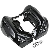 XFMT Vivid Black Lower Vented Leg Fairings Cap Glove Box Fits 1983-2013 Harley touring models FLT...