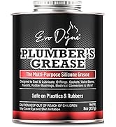 Silicone Grease (8oz), Silicone Paste | Plumbers Grease | Made in USA - Multi-Purpose Silicone Lu...