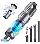 SIMWAL Handheld Vacuum Cordless, 7500PA Hand Vacuum, Car Vacuum Portable with LED Light, Hand Hel...