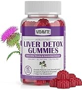 VIDAVITE Liver Cleanse Detox & Repair Gummies — 1500mg Blend of Silymarin Milk Thistle, Artichoke...