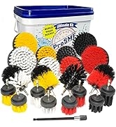 ProSMF Drill Brush Set - Ultimate Drill Brush Attachment Set - Scrub Brush for Drill - Drill Brus...