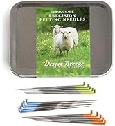 Precision Felting Needles for Wool, Essential Tools for Beginner to Expert, German Made, High Car...