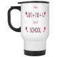 14 Oz White Travel Mug