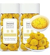 DOZO Chrysanthemum Dried wuyuan Chrysanthemum Tea 60g（30g*2）2.1oz Chinese Premium Golden-yellow F...