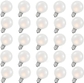 25pk Frosted Bulbs