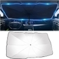 Upgrade titanium silver sunshade