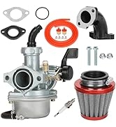 YOXUFA PZ22 Carburetor 22mm Carb Air Filter Kit for Coolster TaoTao Apollo SSR 125cc 110cc Pit Di...