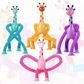 4 Pack Suction Cup Giraffe