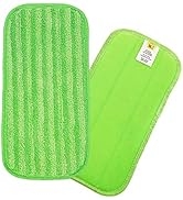 Reusable Microfiber Mop Pads | Swiffer Wet Jet Mop Head Compatible | Wetjet Compatible Mop | Mach...