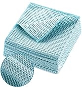 Waffle Microfiber Towels, Premium Waffle Knit Detailing Towel, Flat Waffle Weave Cloth for Car Wi...