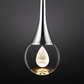 Teardrop Polished Nickel 3000K