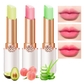 3 pcs Aloe + Peach + Avocado Lipstick