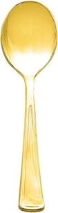 Shiny Gold Soup Spoons