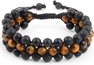 Tiger Eye Stone + Lava Rock Stone + Black Agate