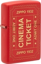 Red Matte Cinema Ticket