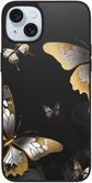 Gold White Butterflies Black