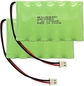 2 PACK 7.2V 1100mAh Battery