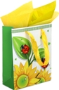 100 Pack Yellow Flower/Ladybugs