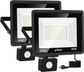 2pack 50W LED Motion Sensor Flood Light