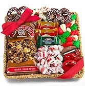 Holiday Classic Chocolate, Candy & Crunch Gift Basket With Handmade Chocolates, Ghirardelli, Cara...