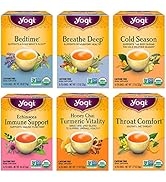 Yogi Tea - Get Well Variety Pack Sampler (6 Pack) - Herbal Teas for Cold and Flu Symptom Support ...