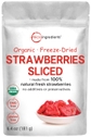 Organic Strawberry Freeze Dried Sliced