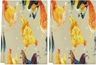 Chicken and Rooster Pattern Absorbent