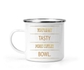 12 Oz White Camping Mug